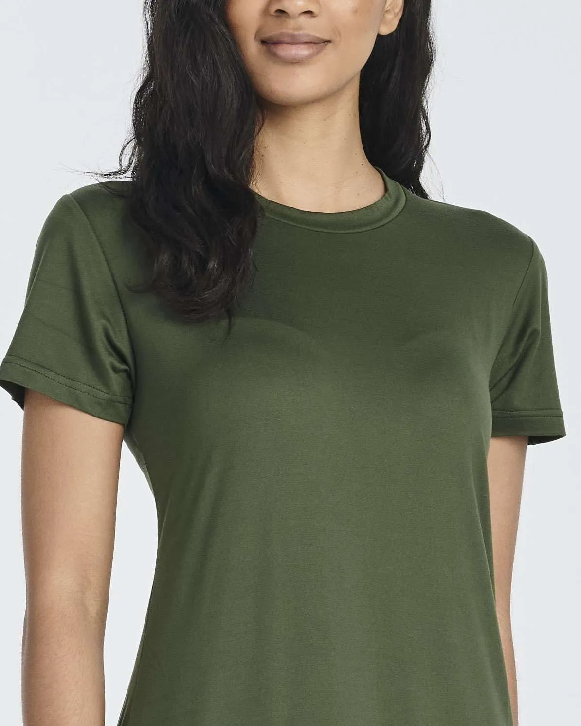 Real Essentials 3 Pack Womens Casual Short Sleeve Maxi T-Shirt Summer Dress with Slit & Pockets (Available in Plus Size)