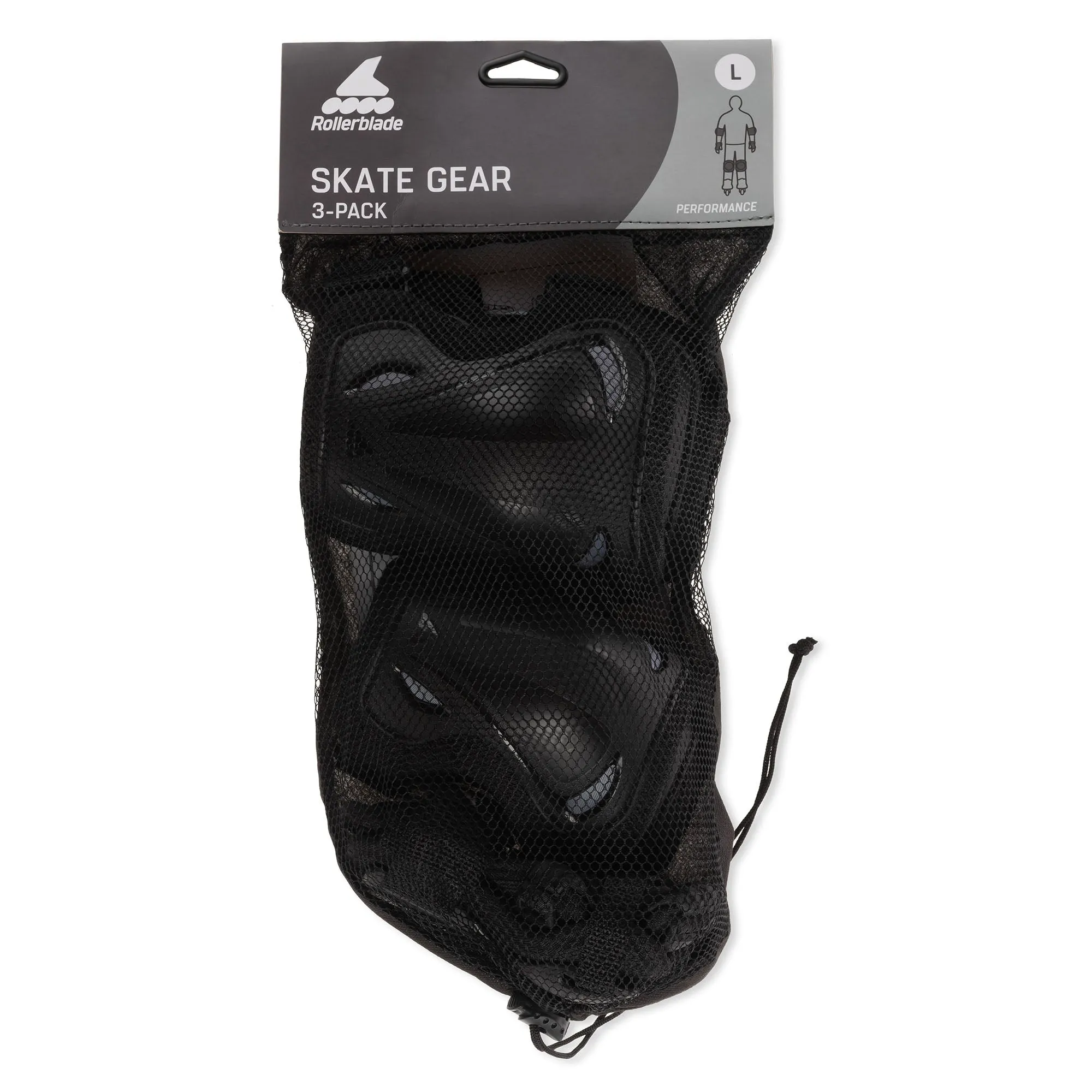 Rollerblade Skate Gear Unisex Protective Gear - 3 Pack