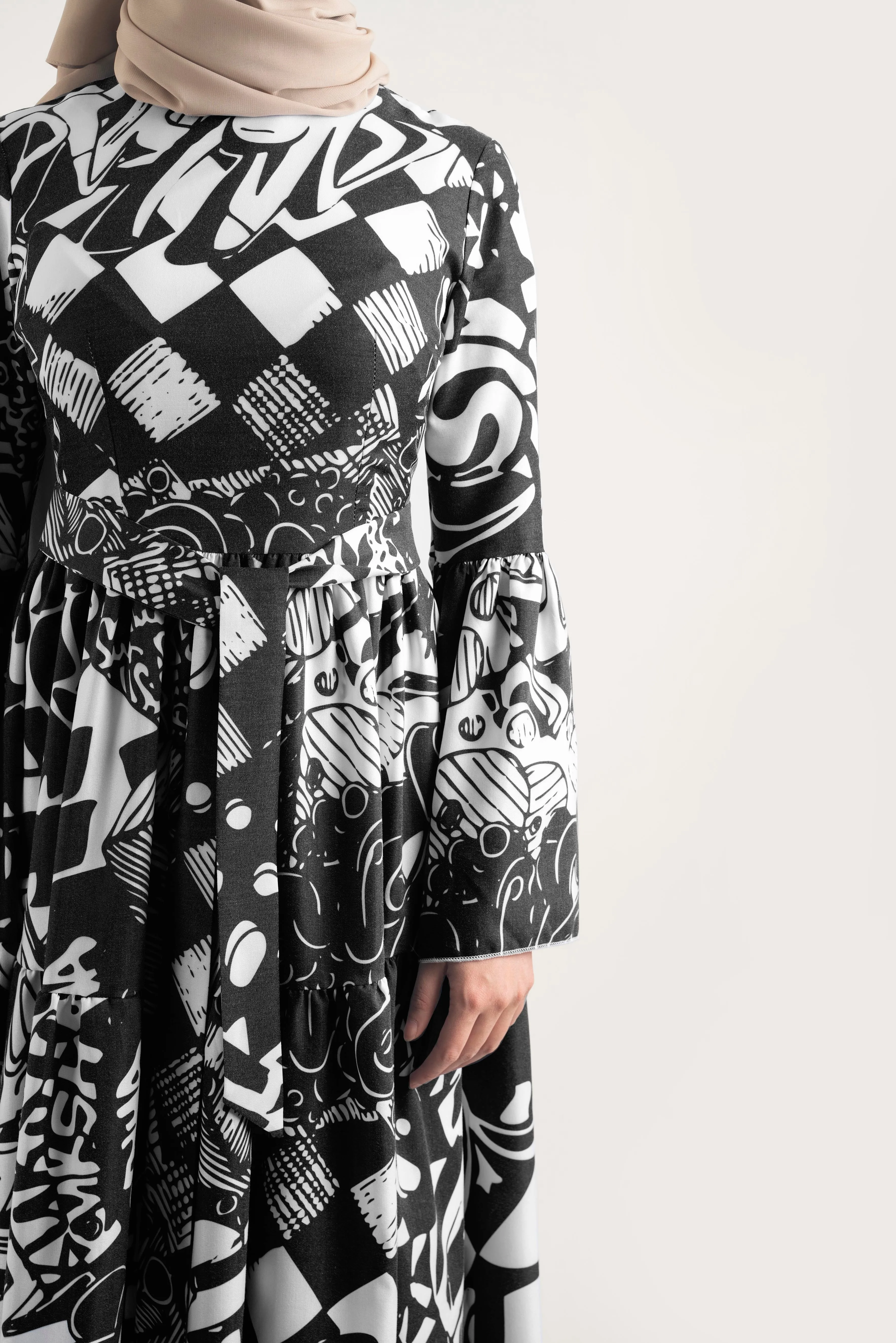 Royal Pattern Dress