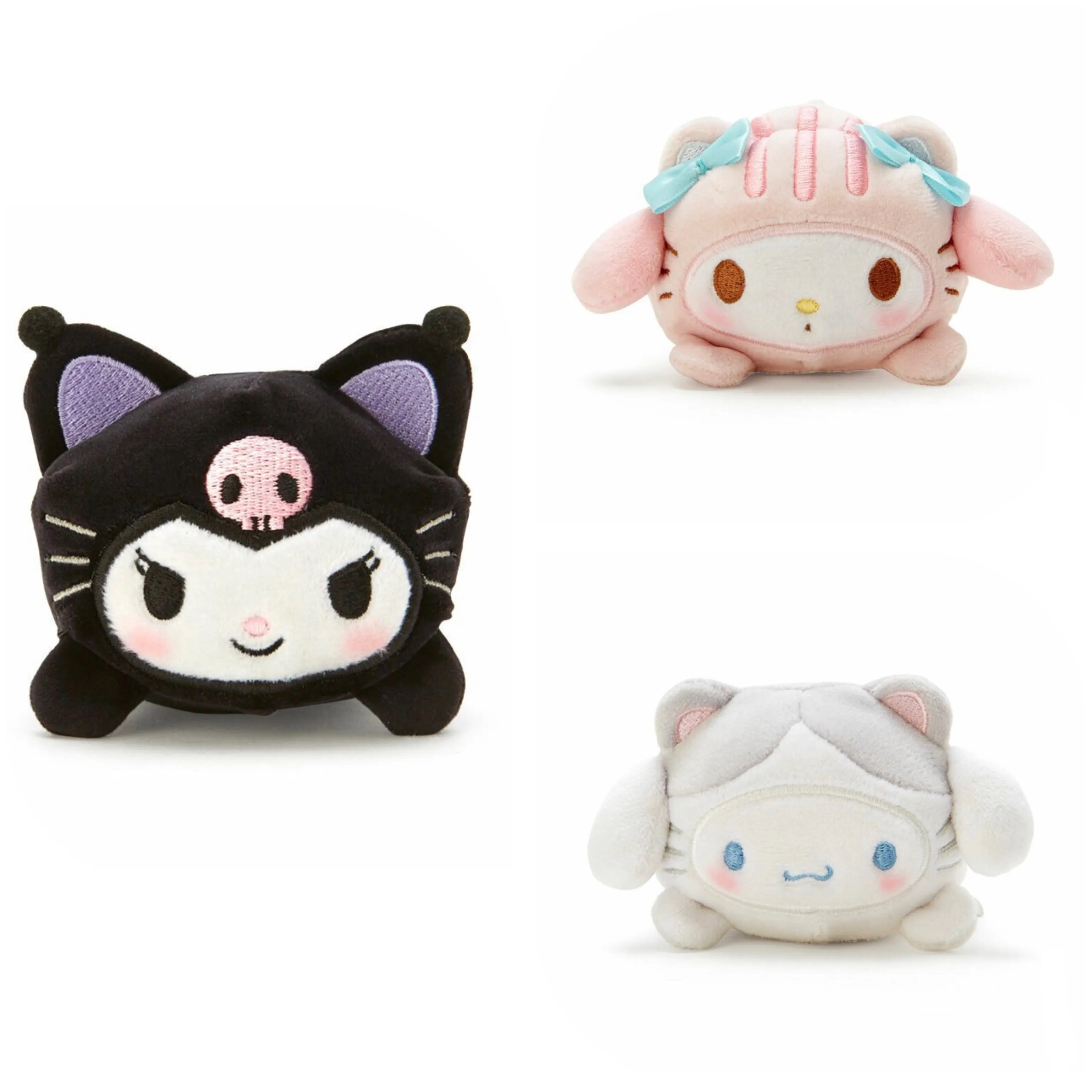 Sanrio Cat Series Plush (Kuromi, Cinnamoroll, My Melody)