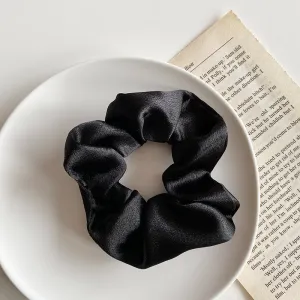 Satin Scrunchie - Black