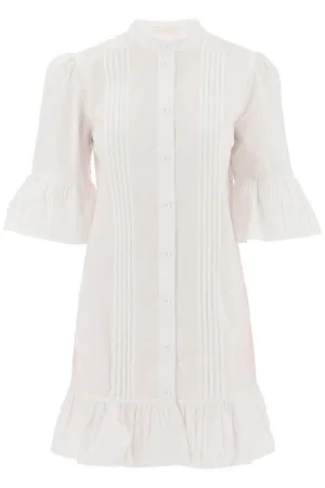 See by chloe bell sleeve shirt dress in organic cotton
