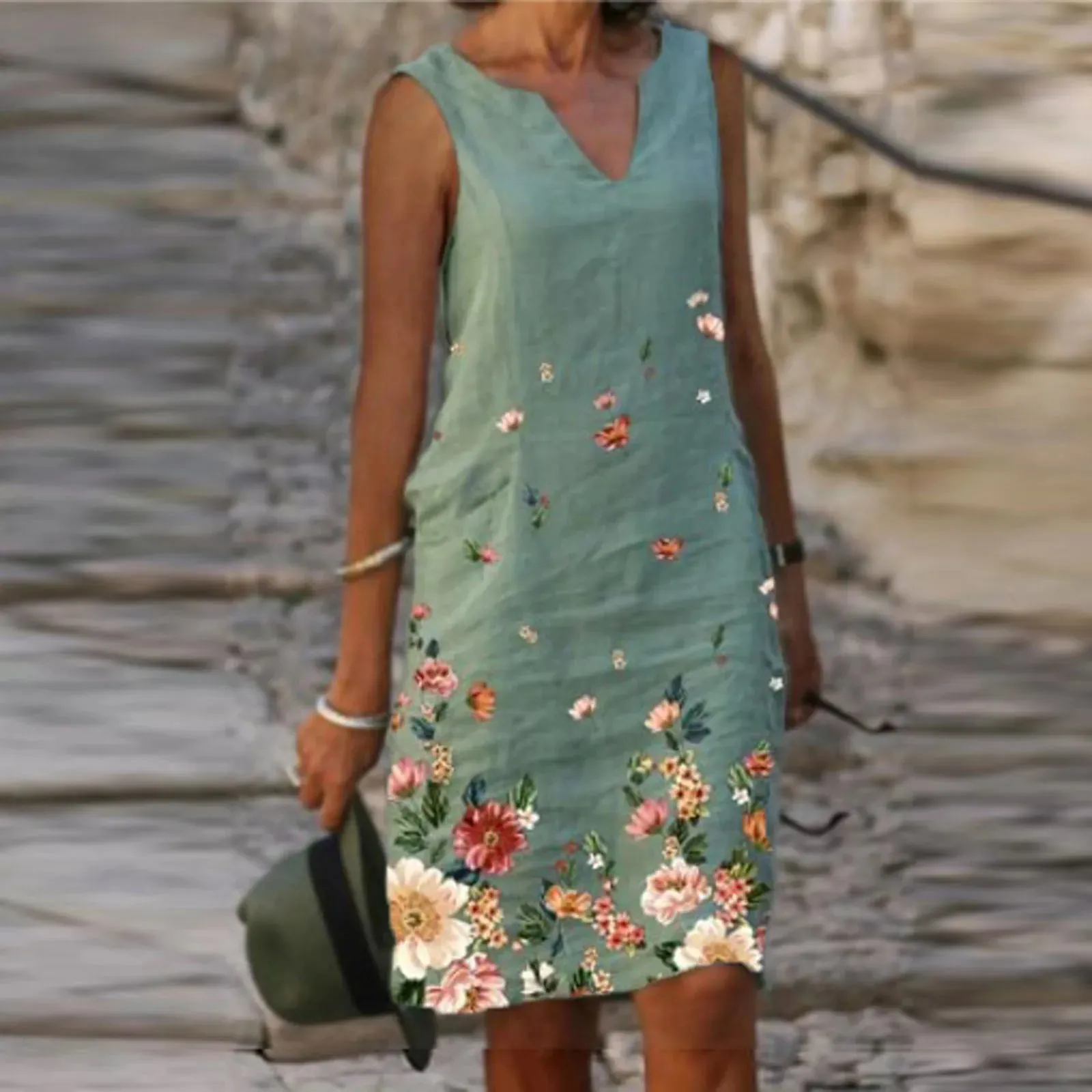 Sexy V-Neck Hollow-Out Mini Dress