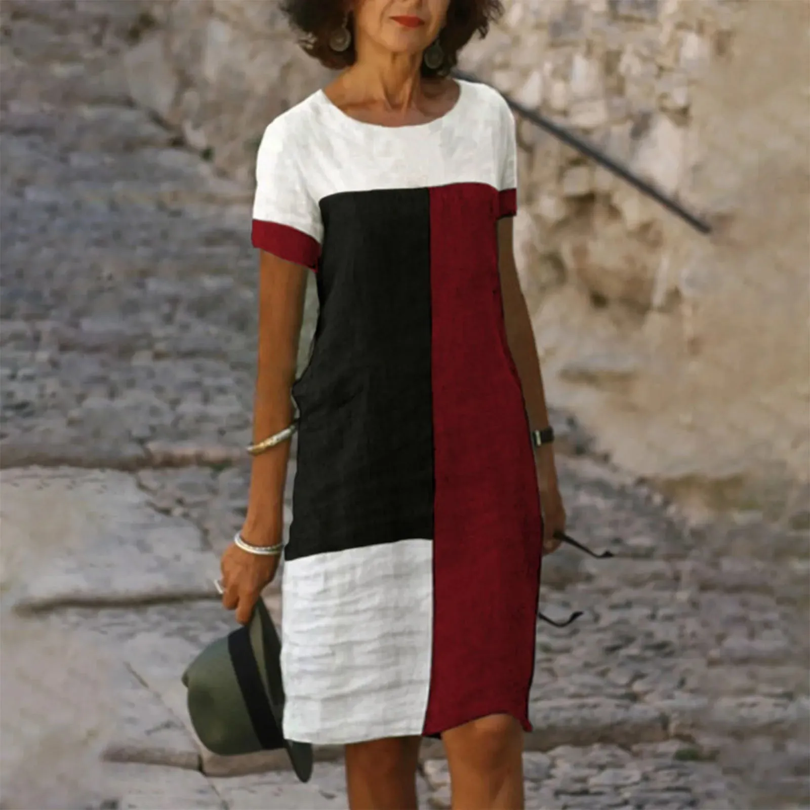 Sexy V-Neck Hollow-Out Mini Dress
