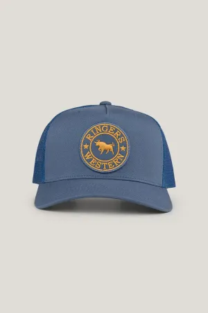 Signature Bull Trucker - Yale Blue/Gold