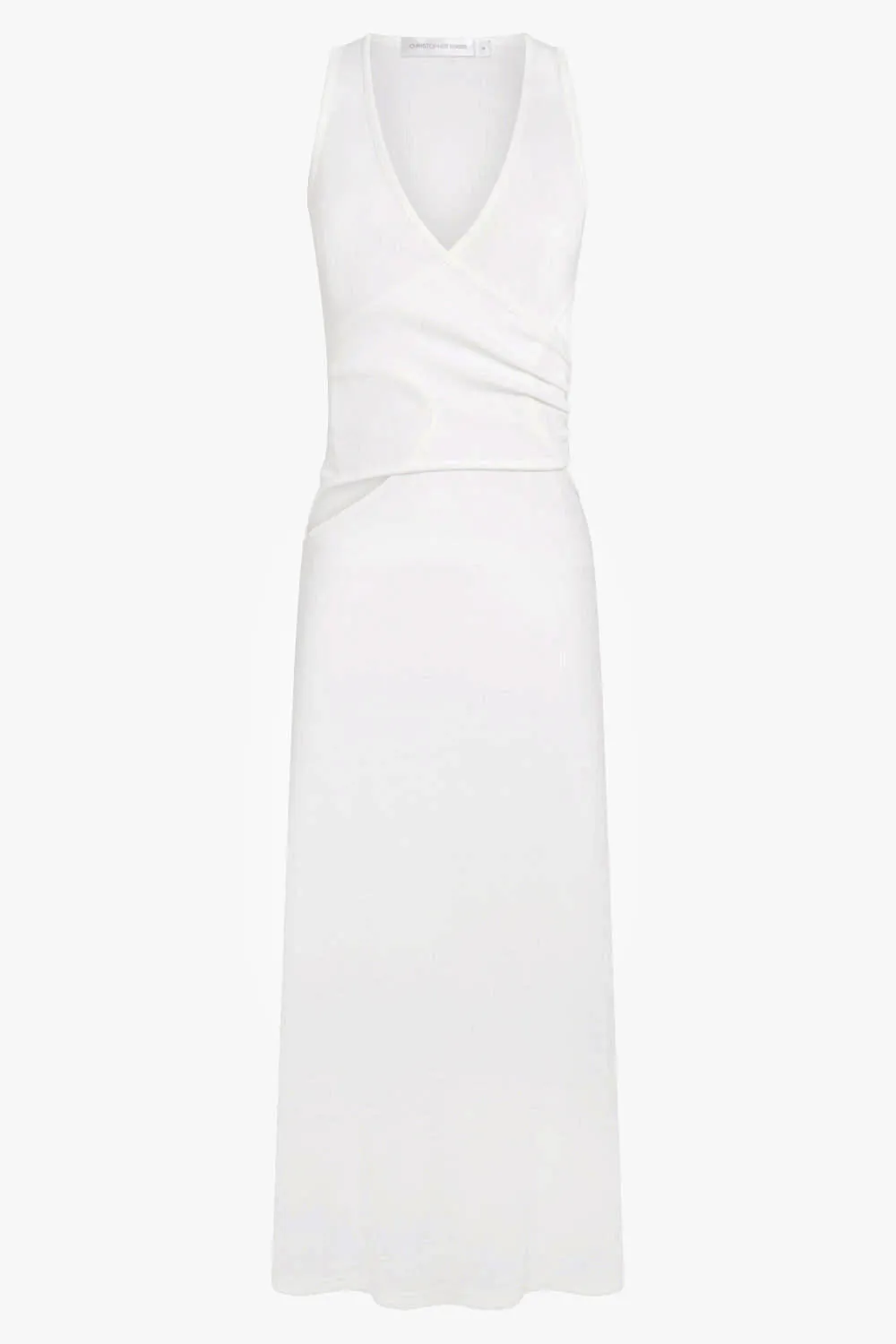 Silvino Overlap Dress | White