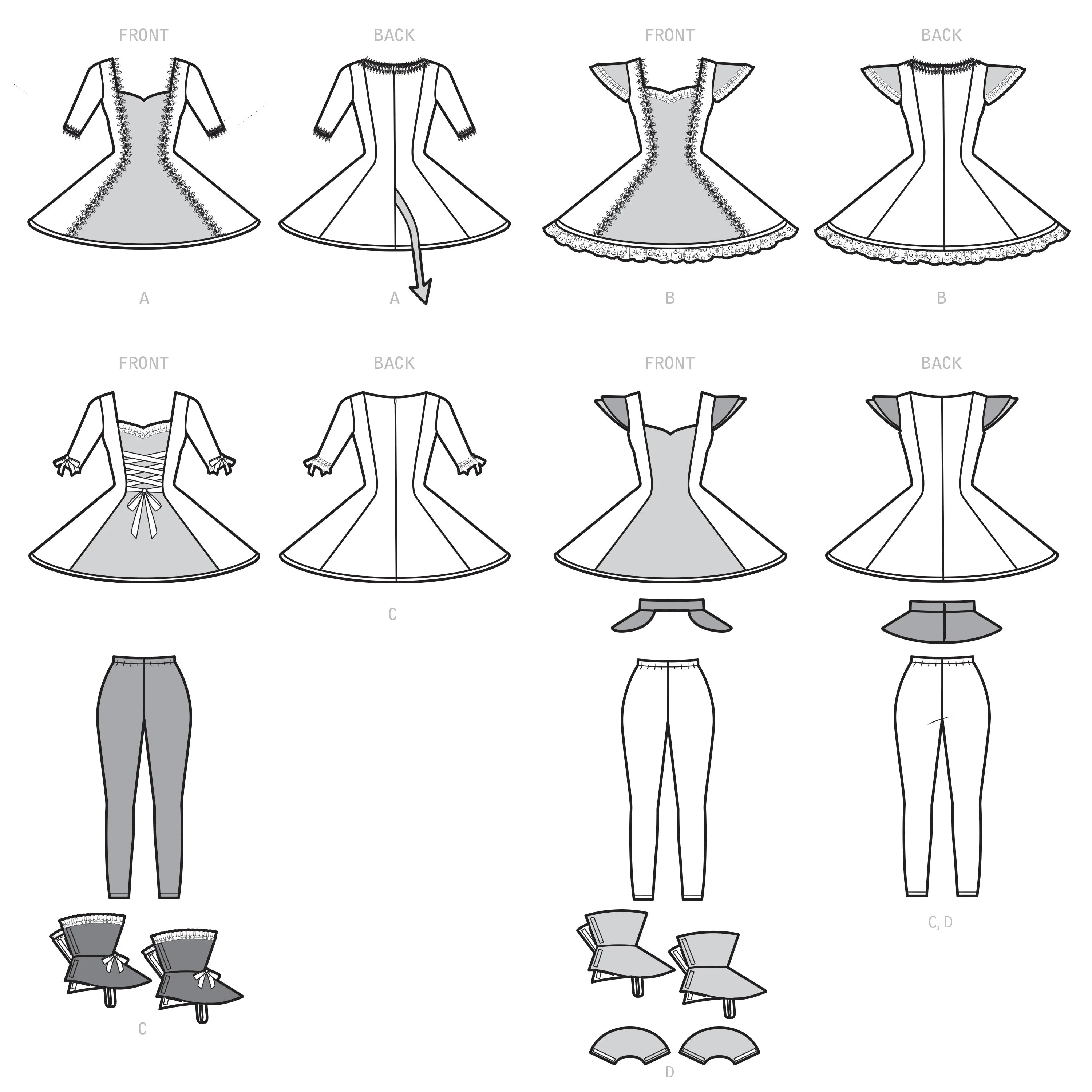 Simplicity Pattern 9349 Misses' Costumes