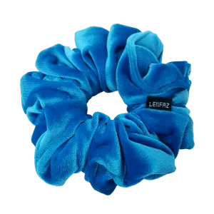 Sky Blue Velvet Scrunchie