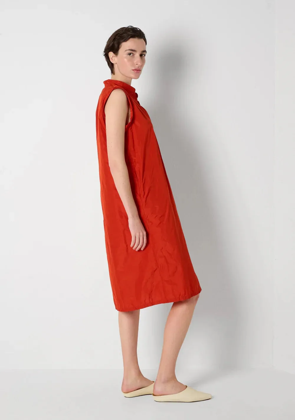 Sleeveless Split Neck Dress