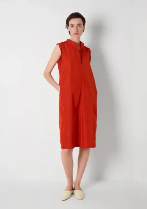 Sleeveless Split Neck Dress