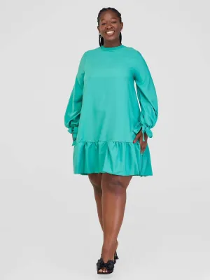 Stylish Sisters/Short and Mini Dress - Green