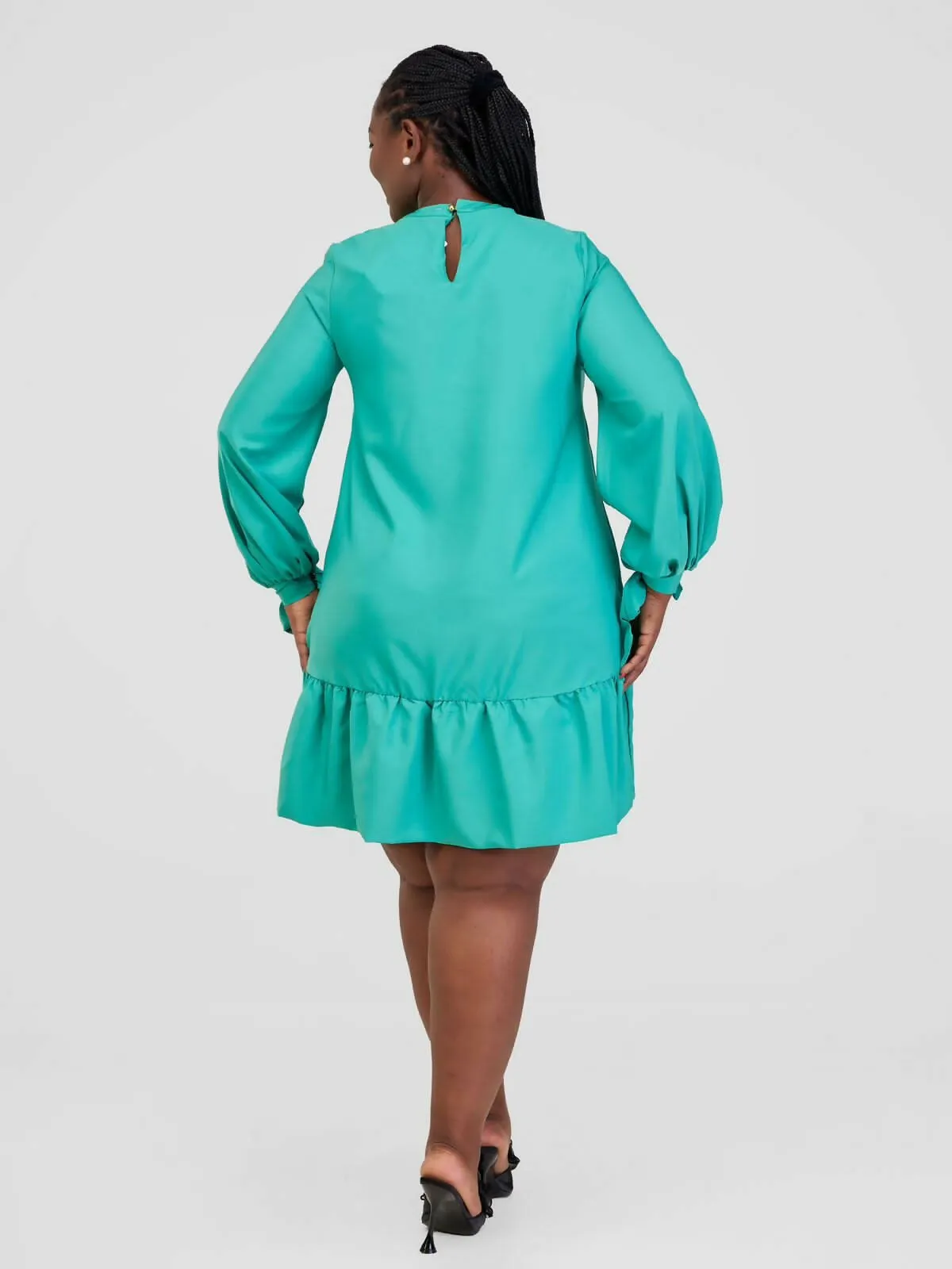 Stylish Sisters/Short and Mini Dress - Green