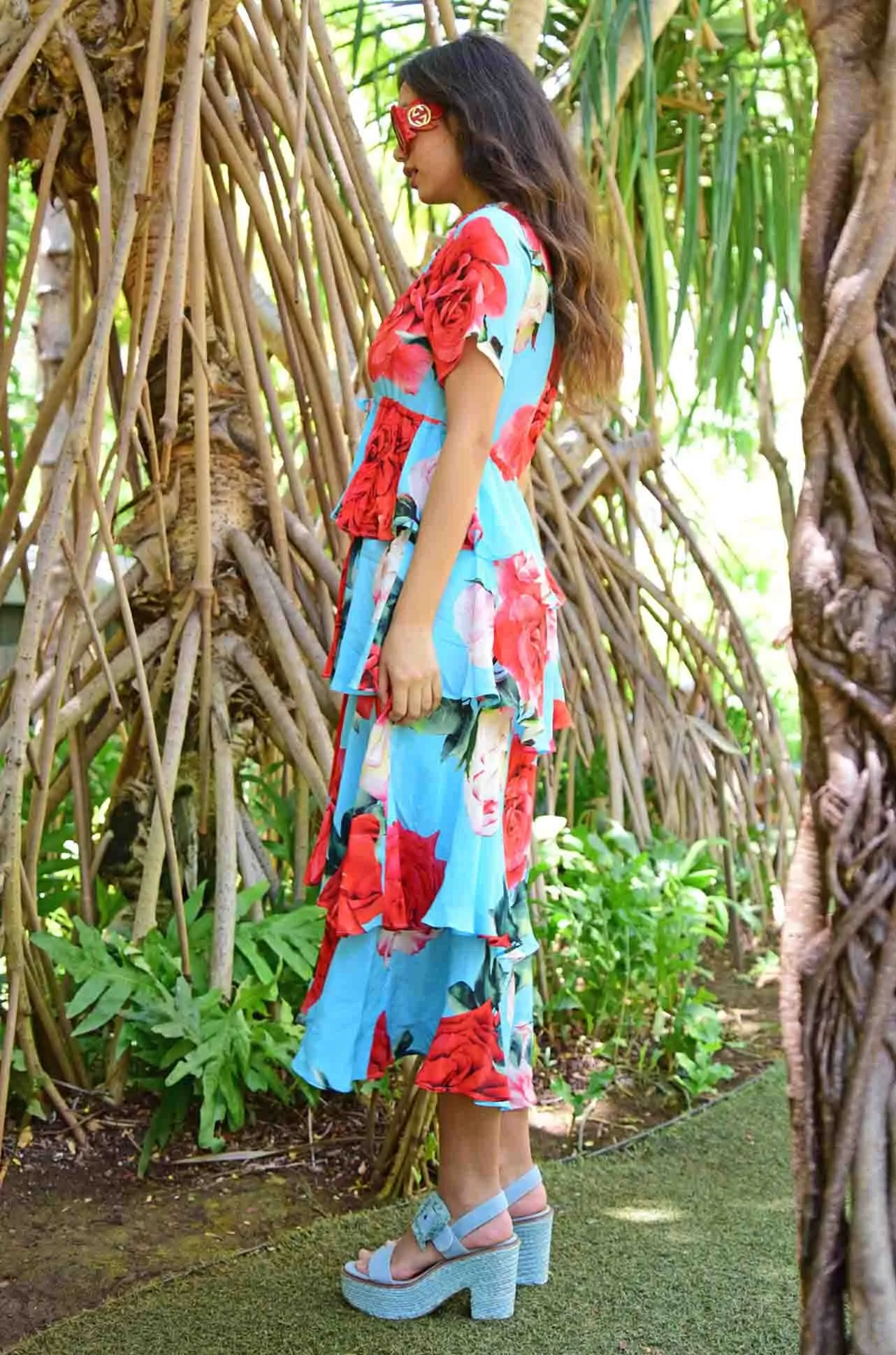 Trelise Cooper - So The Story Rose Tier To My Flare Dress
