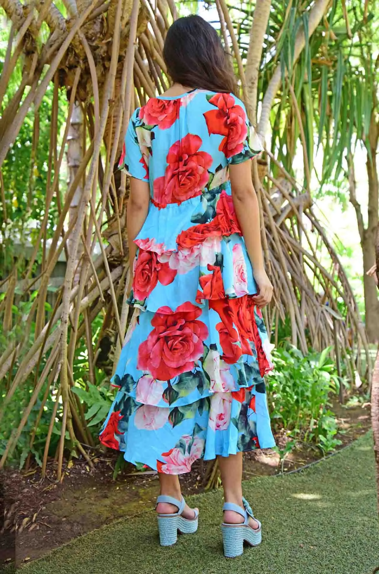 Trelise Cooper - So The Story Rose Tier To My Flare Dress