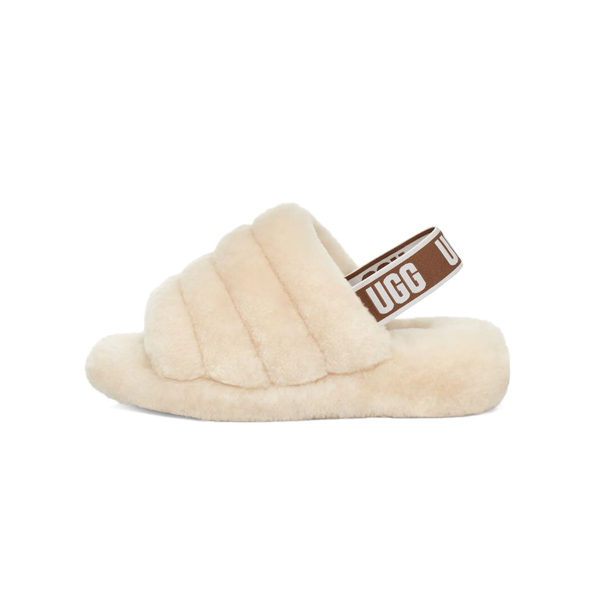 Ugg Womens Yeah Fluff Slide 'Natural'