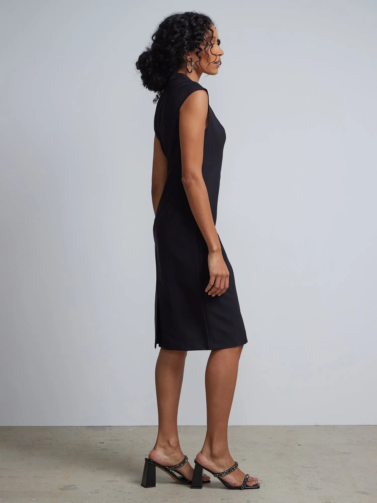 V-Neck Sheath Dress - Fit To Flatter