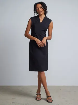 V-Neck Sheath Dress - Fit To Flatter
