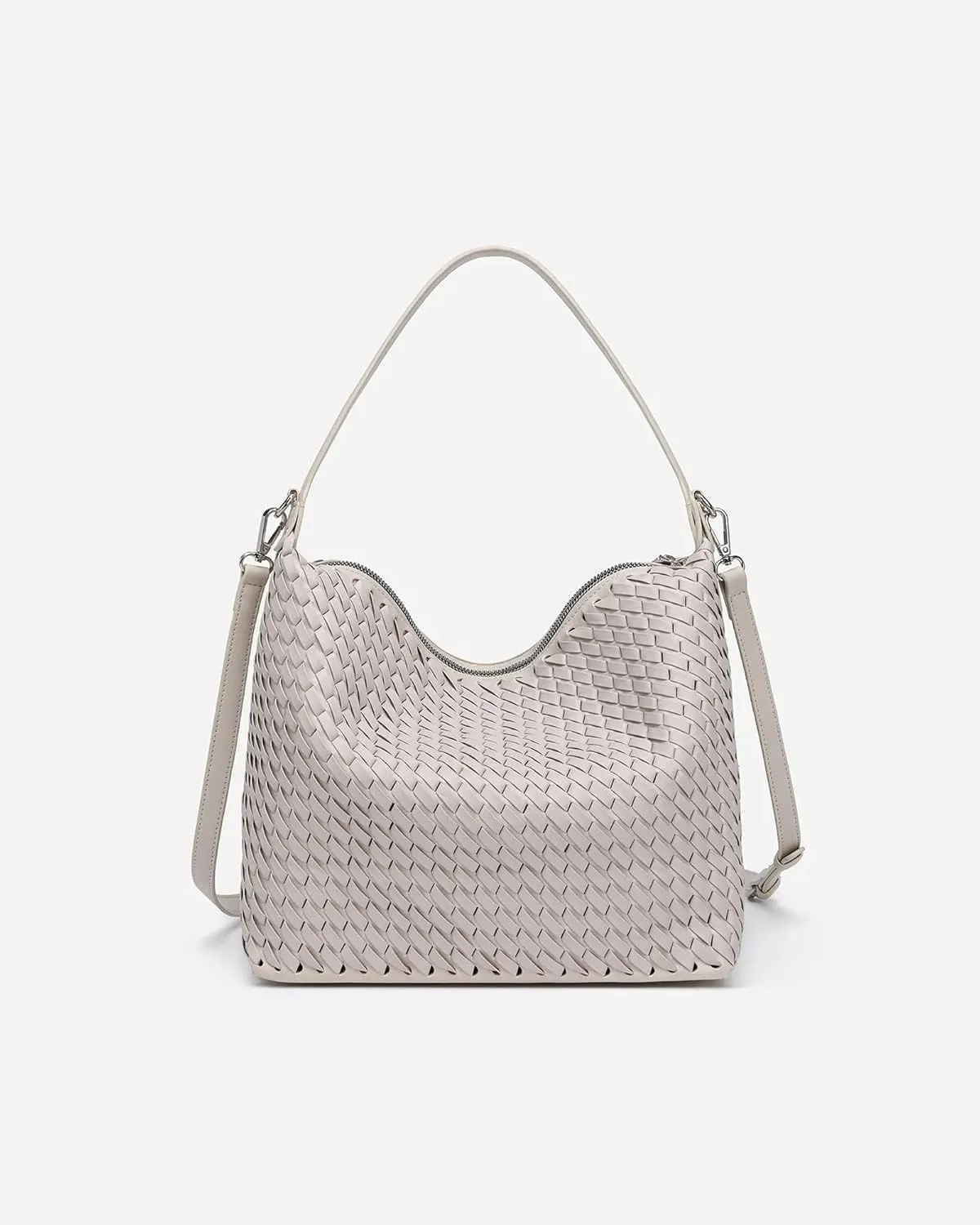 Vegan Leather Hobo Bag for Women-Soft Handbag, Shoulder or Crossbody Purse Lightweight for Daily Use