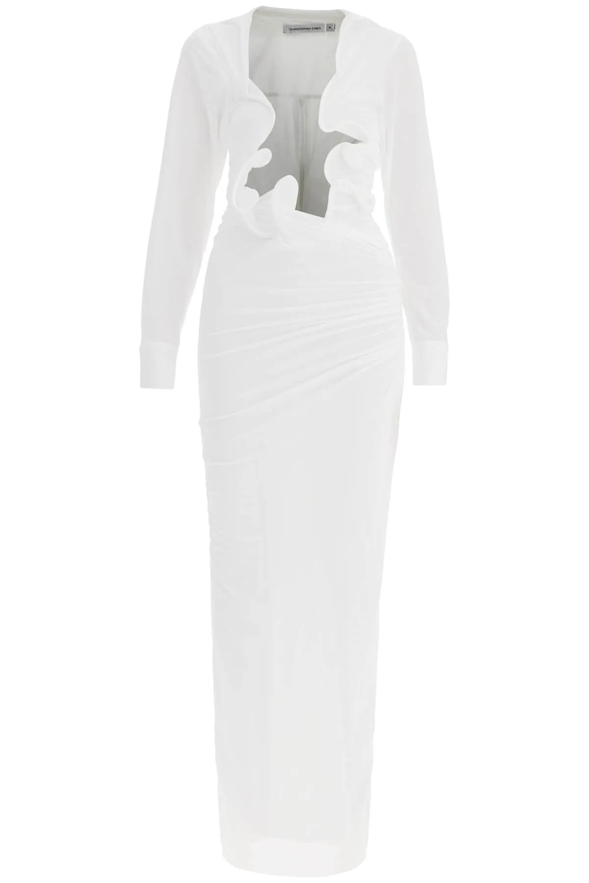 venus plunge dress 23023503 WHITE