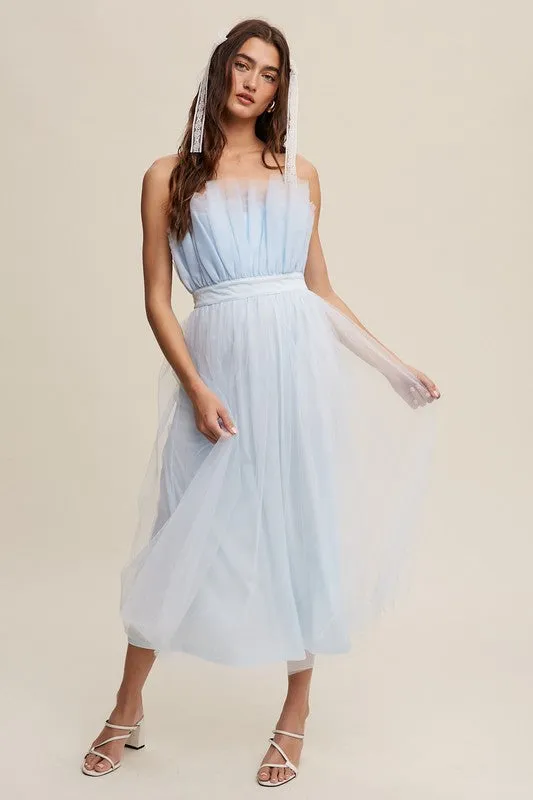 Whisper of Romance Tulle Maxi Dress