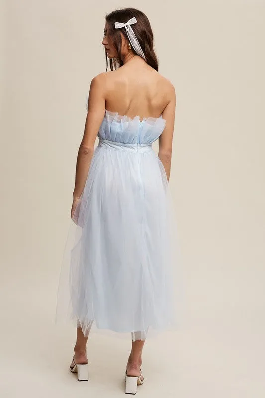 Whisper of Romance Tulle Maxi Dress