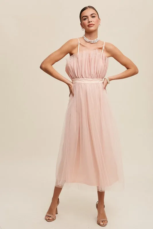 Whisper of Romance Tulle Maxi Dress