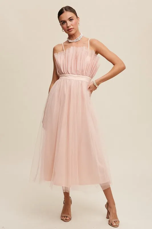 Whisper of Romance Tulle Maxi Dress