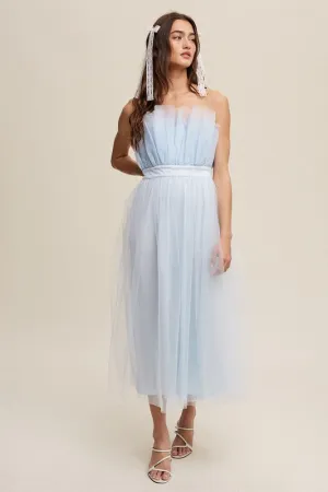 Whisper of Romance Tulle Maxi Dress