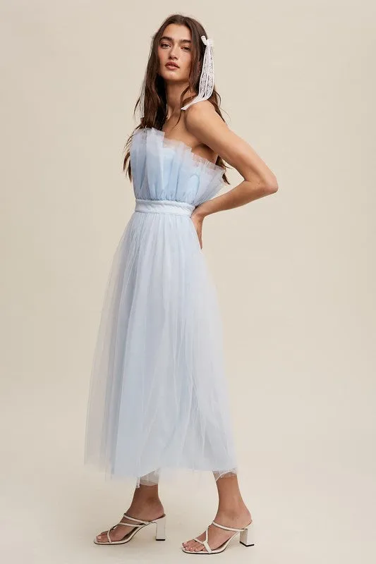 Whisper of Romance Tulle Maxi Dress