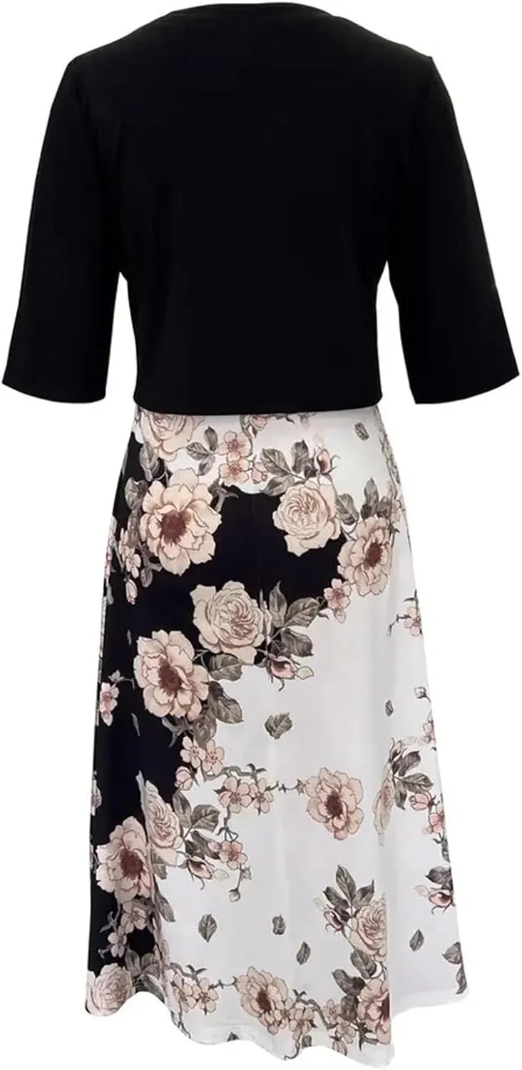 Womens Linen Dress with Jacket 2 Piece Outfit Floral Sleeveless Loose Maxi Summer Dresses Formal Casual Beach Swing Dresses