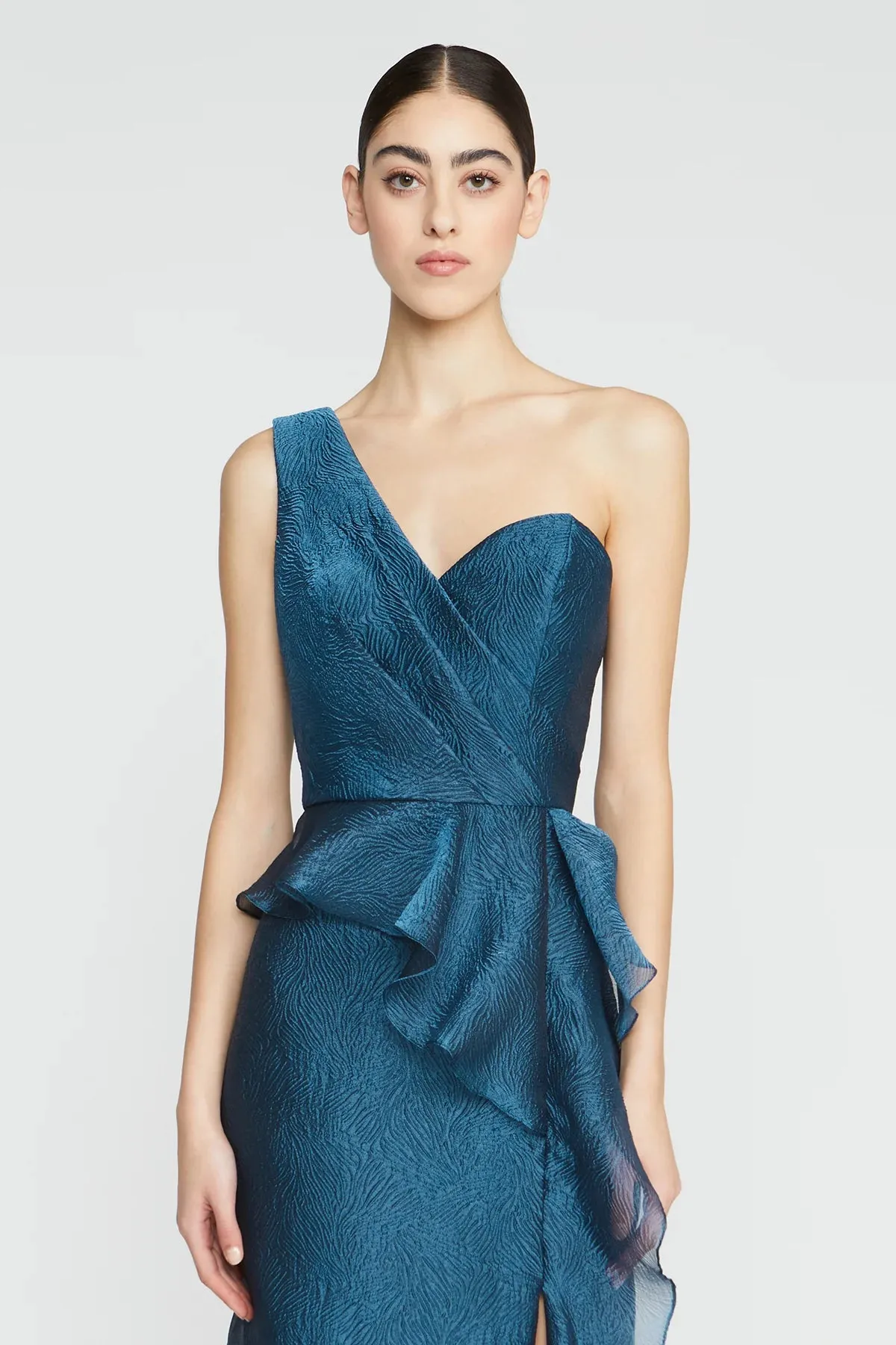 Zinnia One Shoulder Dress - Night Swim