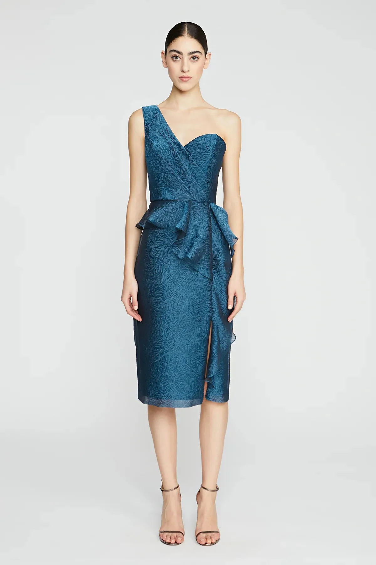 Zinnia One Shoulder Dress - Night Swim